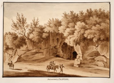 Burial Chamber, Via Labicana, 1833 by Agostino Tofanelli